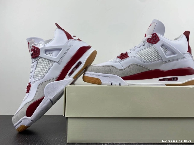 Rep Husky Jordan 4 Red SB Retro Pine DR5415-160 0818